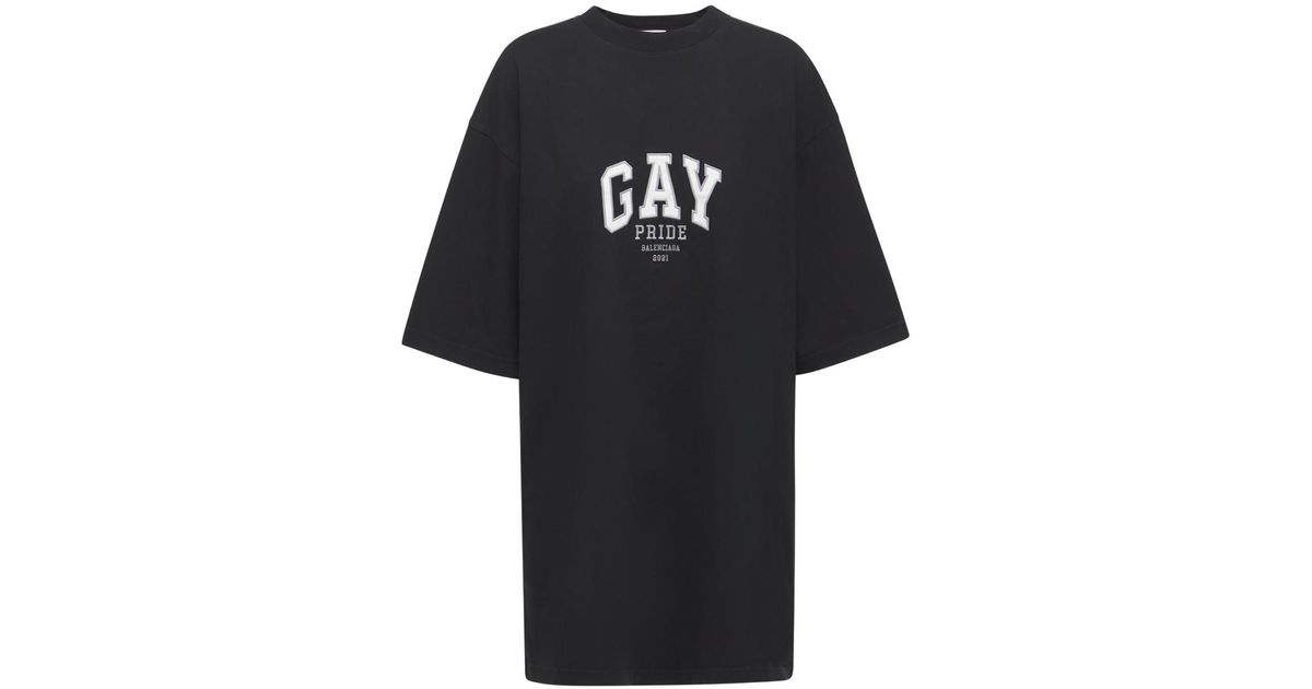 gay pride balenciaga shirt