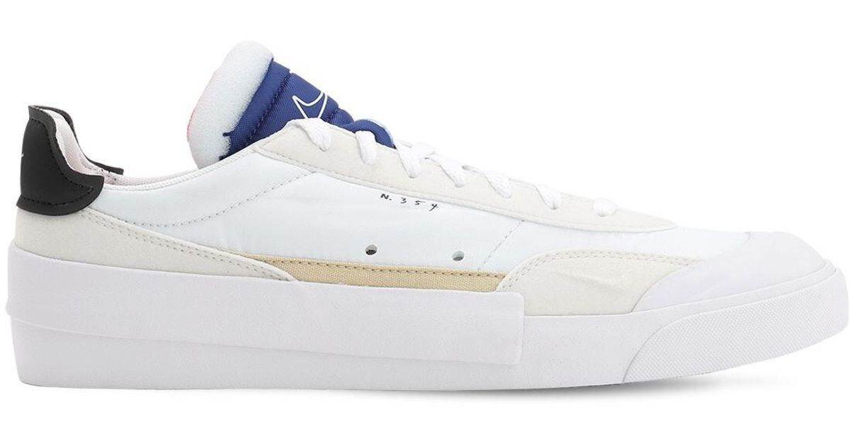 nike drop type triple white