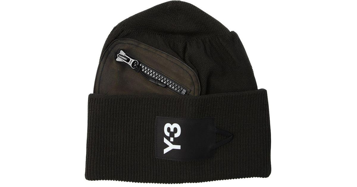 y3 beanie hat