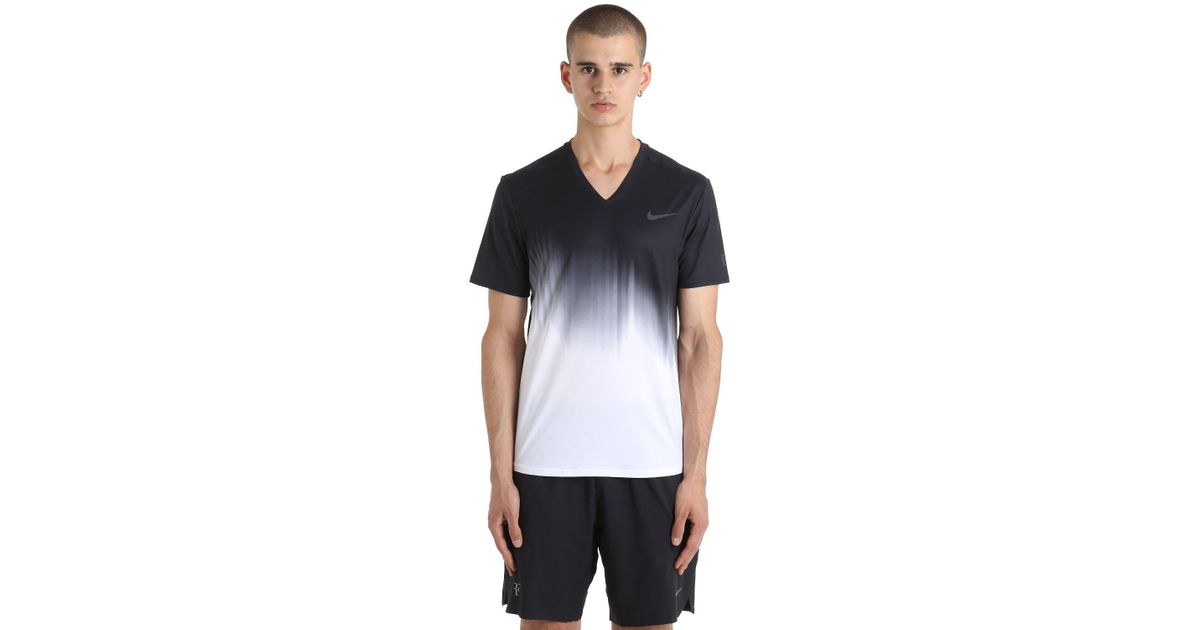 Nike Roger Federer T-shirt in Black for Men | Lyst