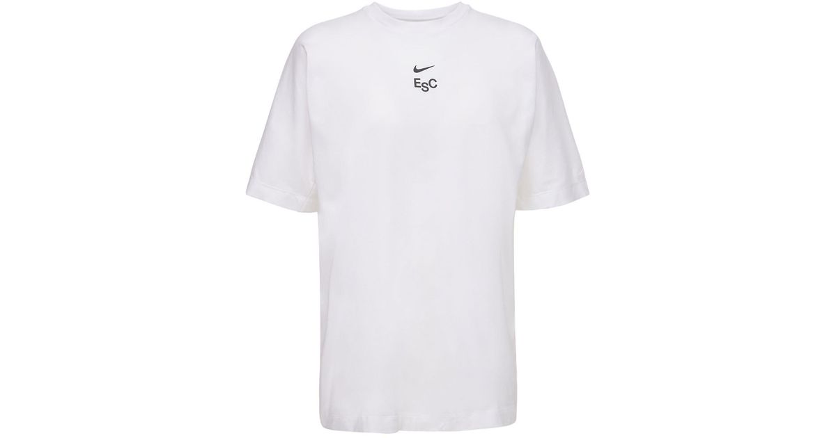 Nike Esc Printed T-shirt in White | Lyst