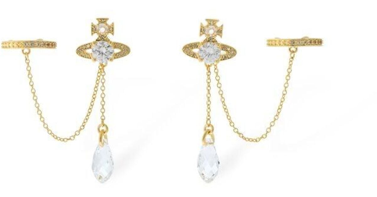 Vivienne Westwood Henriette Crystal Earrings | Lyst