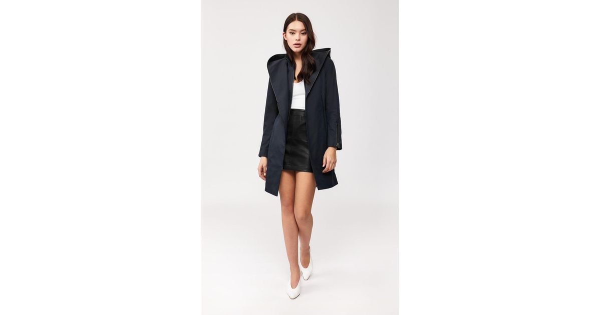 adela thick knitted trench cardigan jacket
