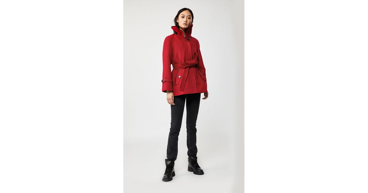 mackage iva wool coat