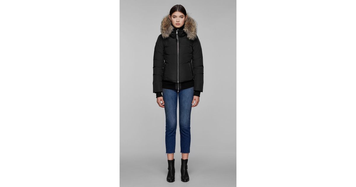 mackage romane bomber jacket