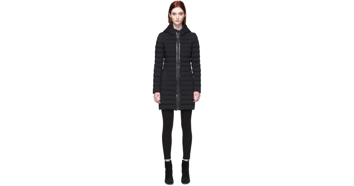 thigh length coat womens