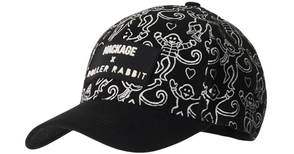 Mackage Anderson-Rr Wool Logo Baseball Cap — X Roller Rabbit in Black ...