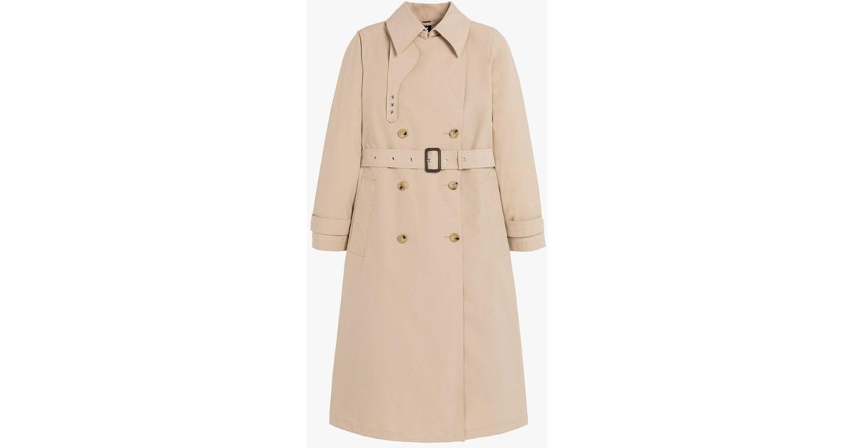 Mackintosh Polly Putty Eco Dry Trench Coat in Natural | Lyst