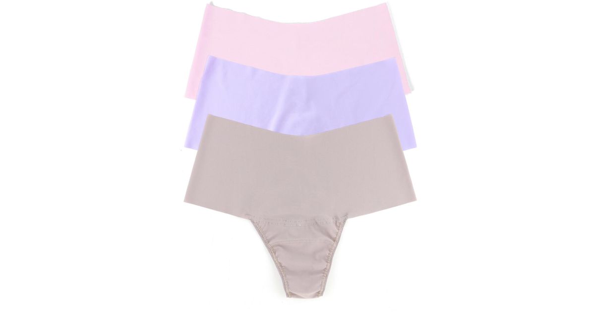 Hanky Panky, Breathe Plus Size High Rise Thong Value 3