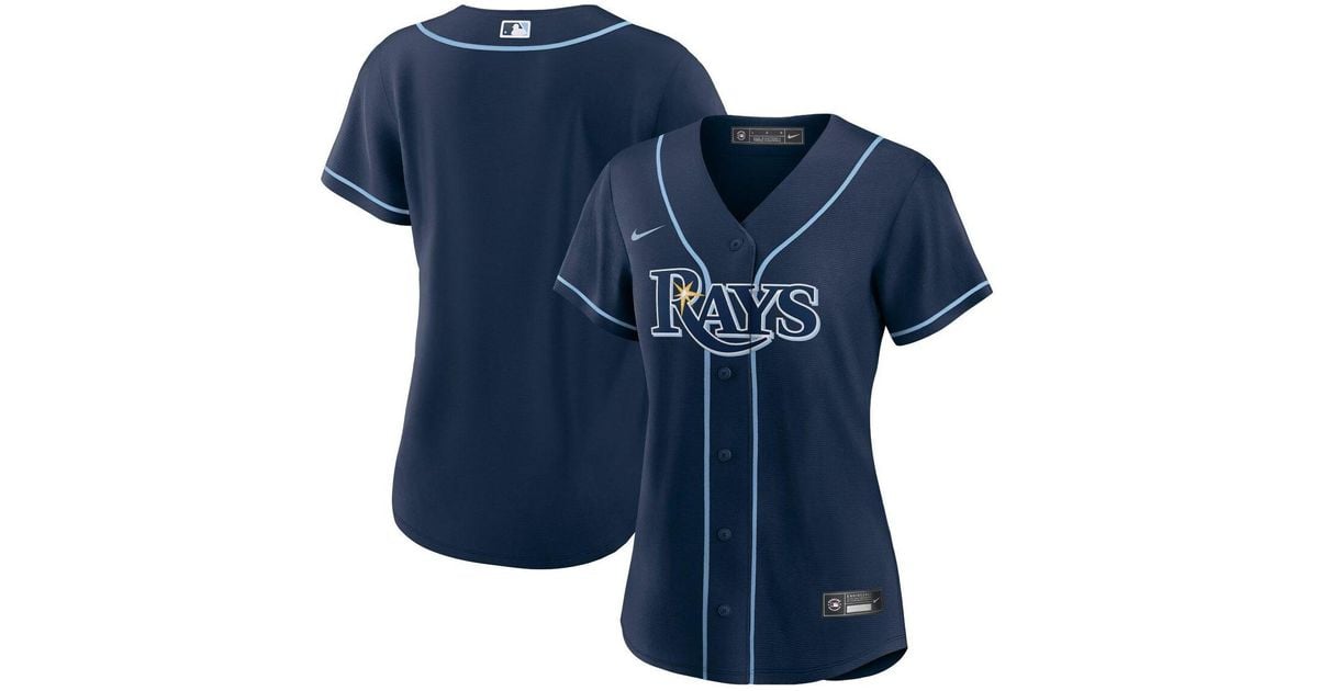 Nike Navy Tampa Bay Rays Alternate Replica Team Jersey in Blue Lyst
