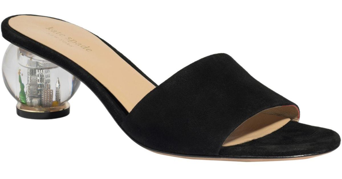 polished slide sandals