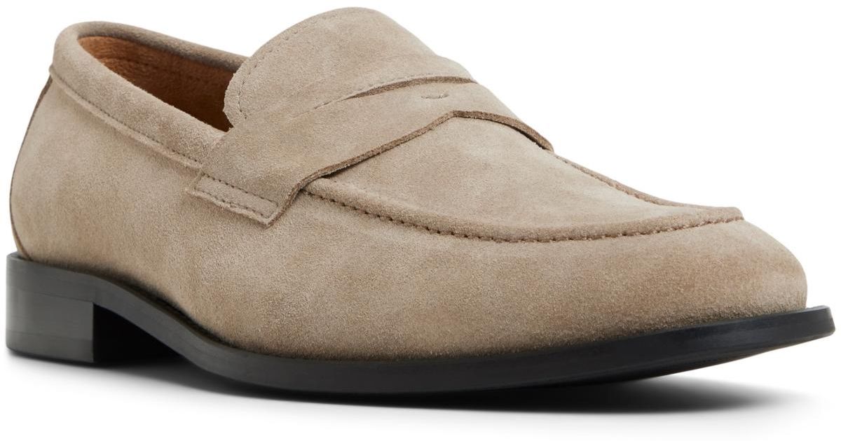 Brooks Brothers Mens Size 13 Penny Loafers Shoes Ortholite Suede Beige Glenrock Brooks Brothers B By Glenrock Loafers in White for Men | Lyst main image 3
