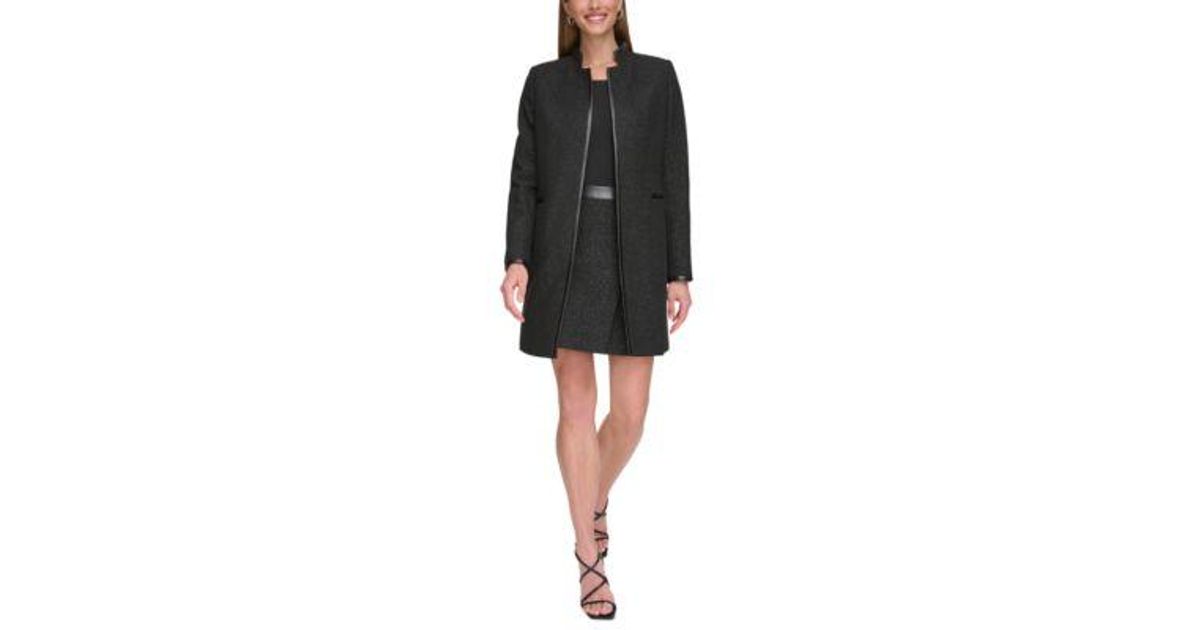 Dkny tweed online jacket