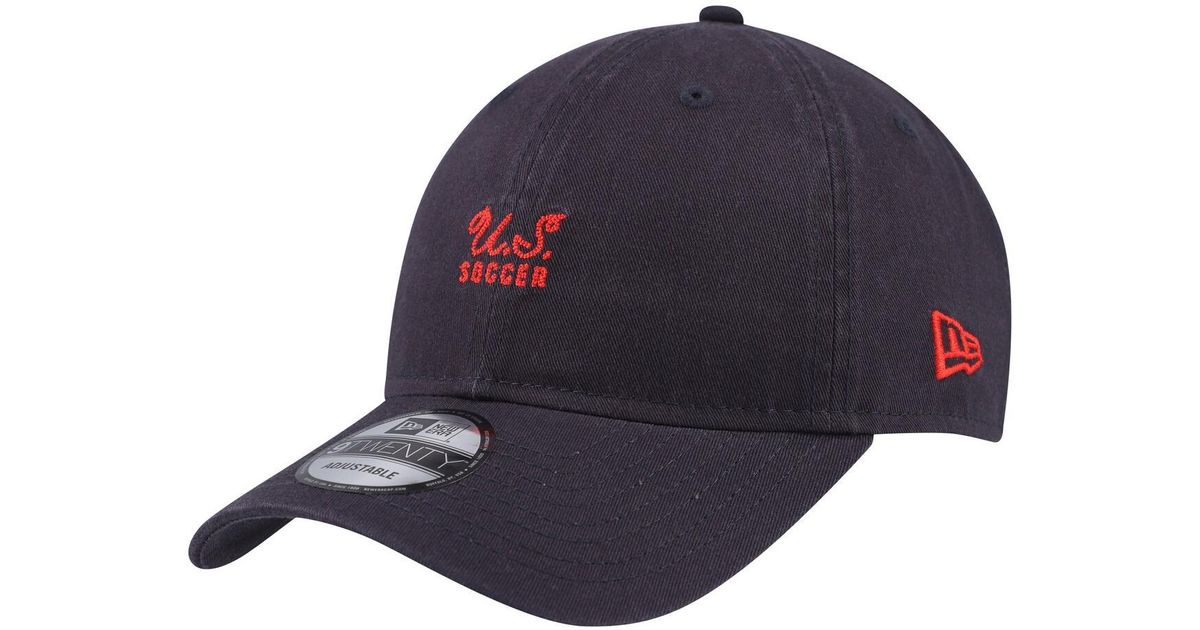 Ktz KTZ Usmnt Throwback 9twenty Adjustable Hat in Blue | Lyst