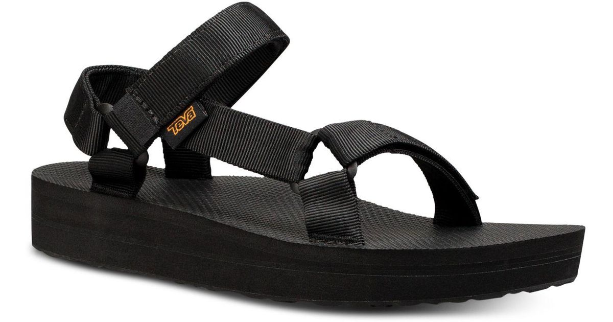 teva mid platform sandals