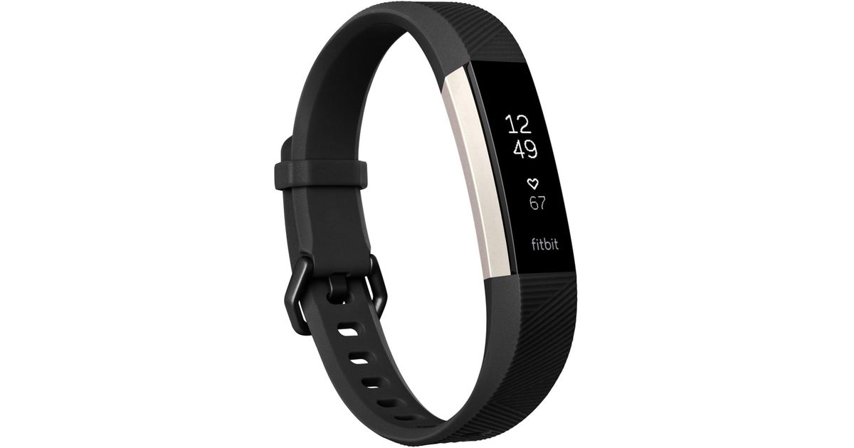 fitbit alta heart rate wristband smart watch 16mm