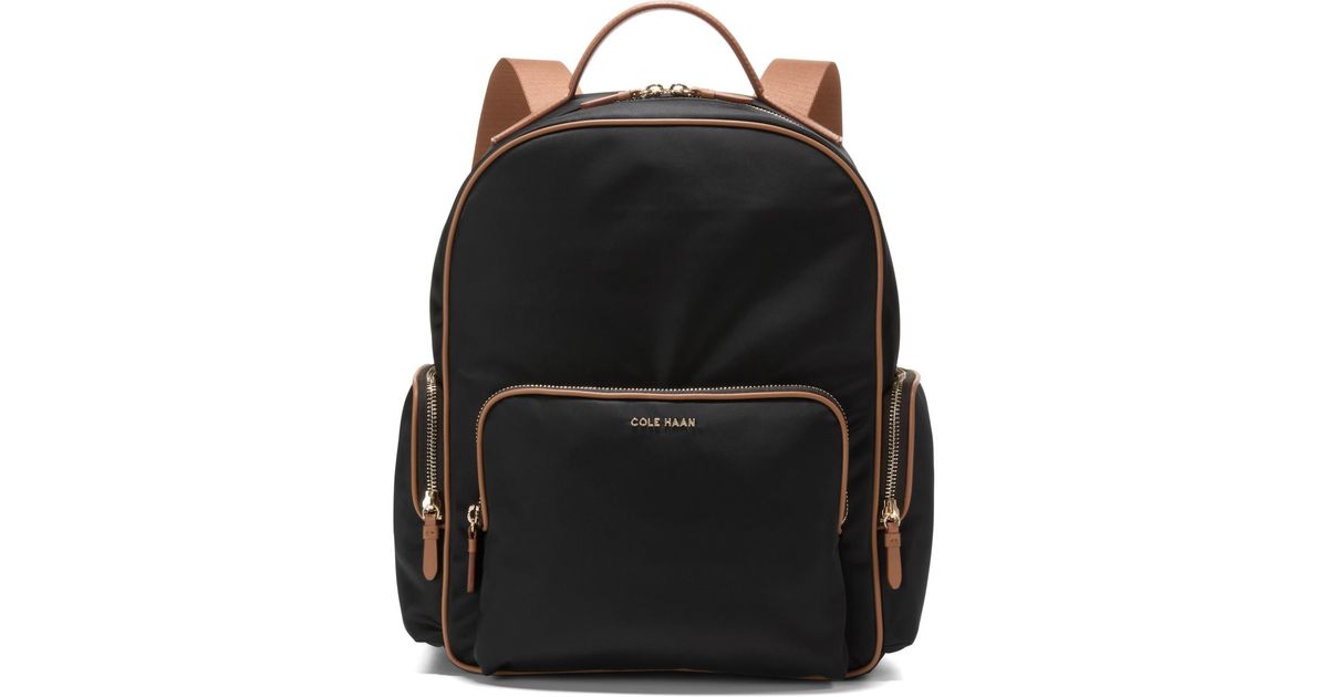 Cole Haan Delancey Small Backpack in Black | Lyst