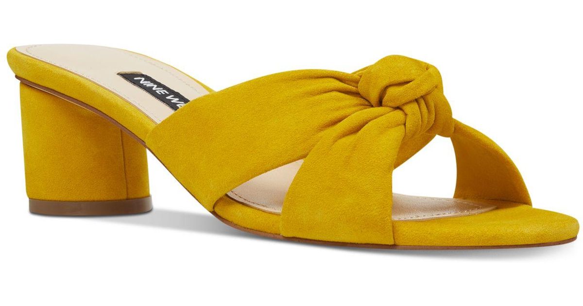 nine west kayla knotted dress sandals