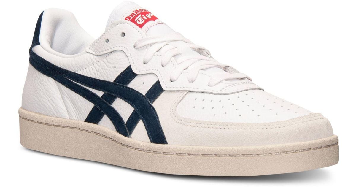 Asics Suede Men S Onitsuka Tiger Gsm Casual Sneakers From Finish Line In White Navy White For Men Lyst
