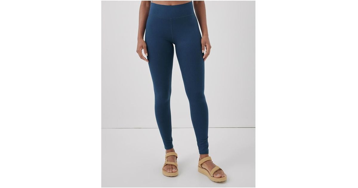 Pact Purefit legging Made With Organic Cotton in Blue
