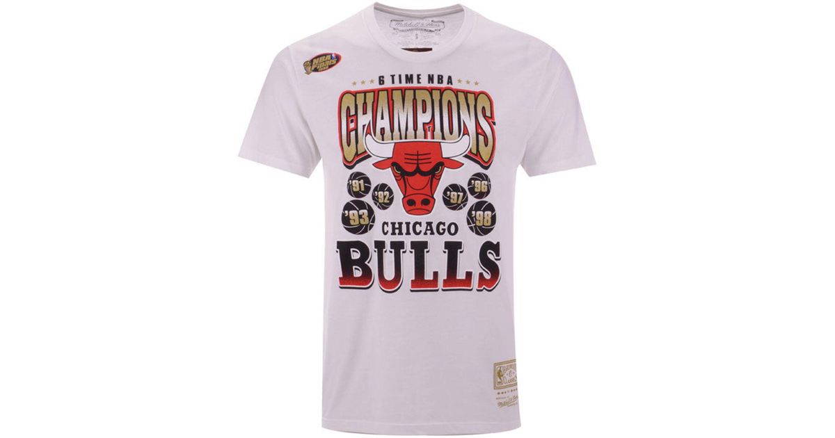 bulls mitchell and ness shirt