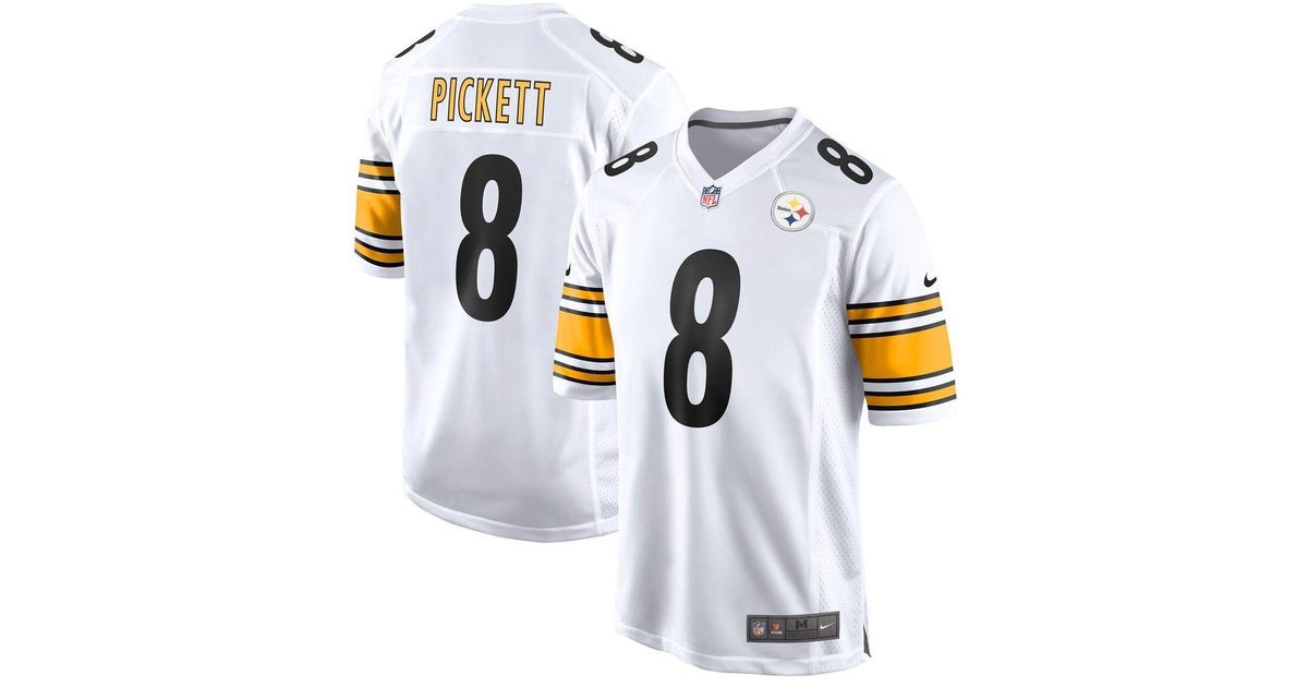 Nike Satin Kenny Pickett White Pittsburgh Steelers 2022 Nfl Draft First