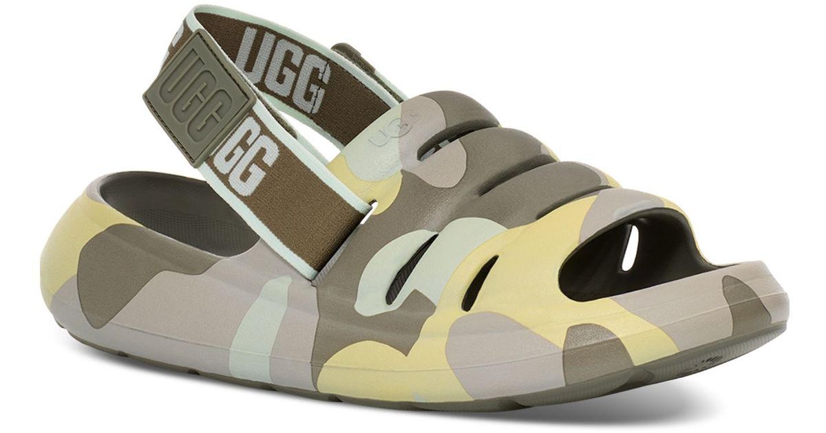 UGG Sport Yeah Camopop Slingback Sandals in Metallic Lyst