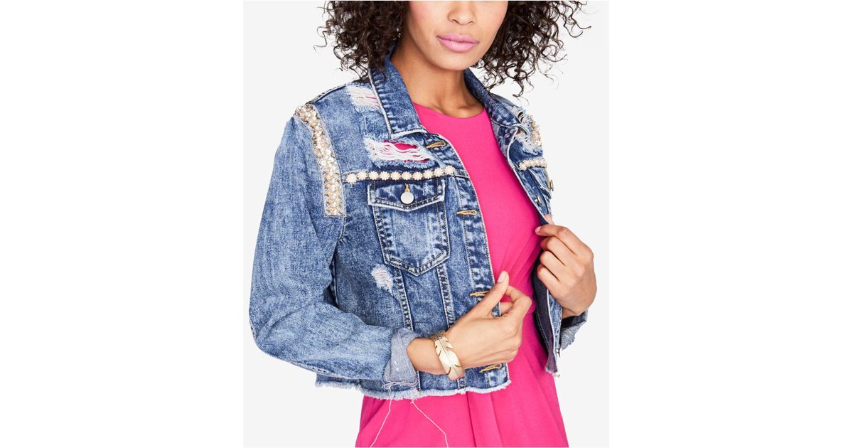 rachel roy jean jacket