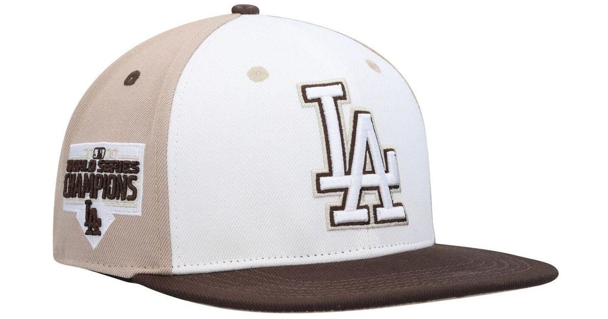 Pro Standard White, Brown Los Angeles Dodgers Chocolate Ice Cream Drip