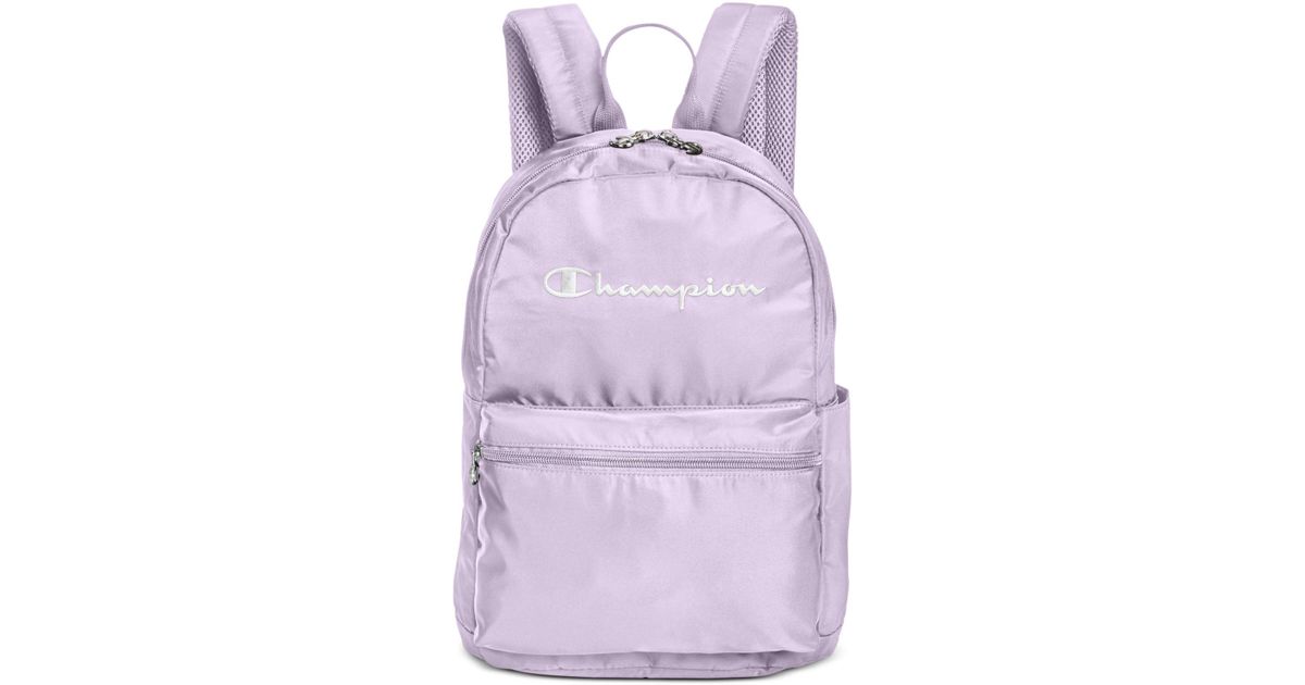 light purple backpack