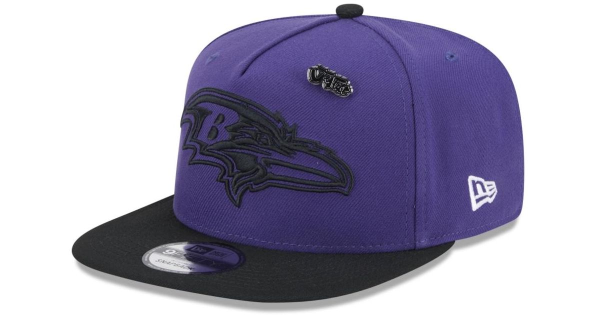 KTZ Purple Baltimore Ravens 2024 Inspire Change A-frame 9fifty Snapback ...