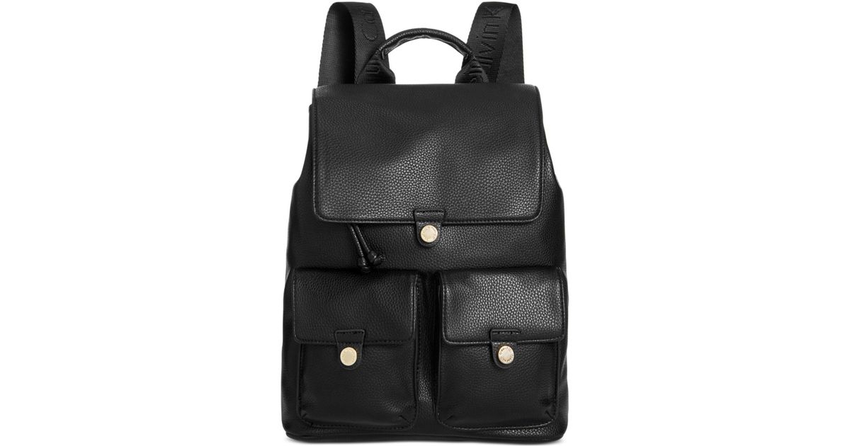 calvin klein snap backpack
