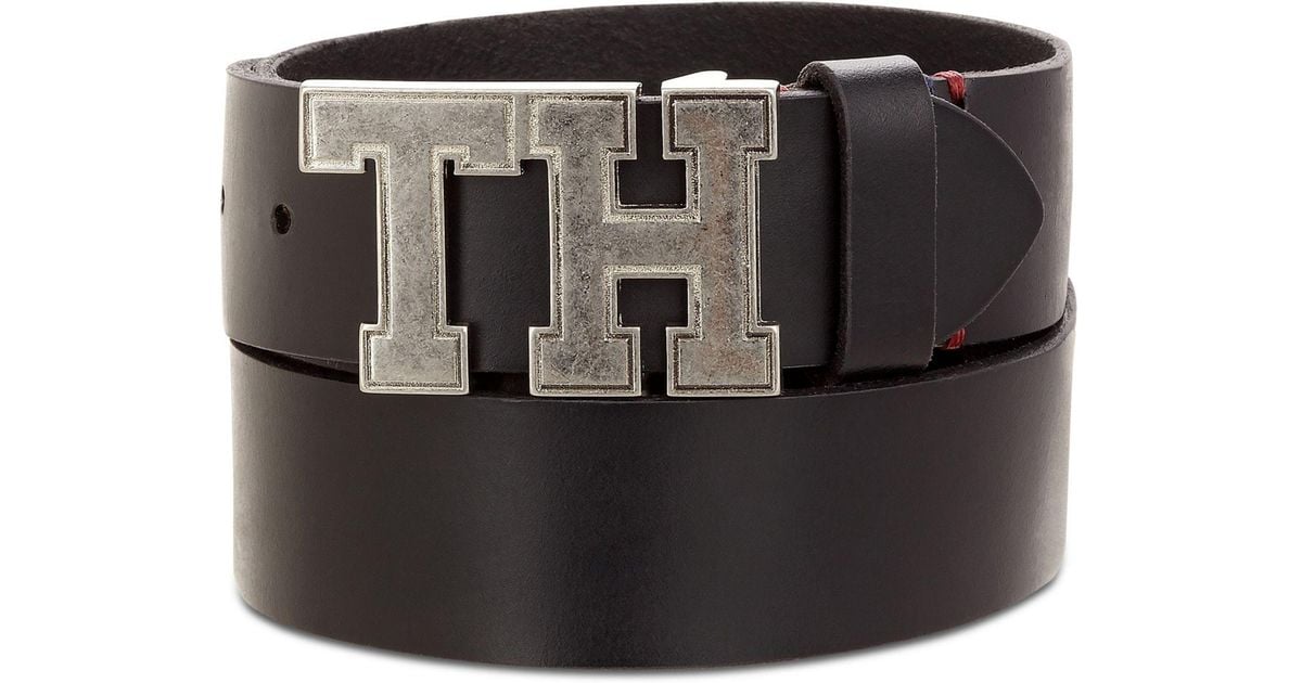 tommy logo belt