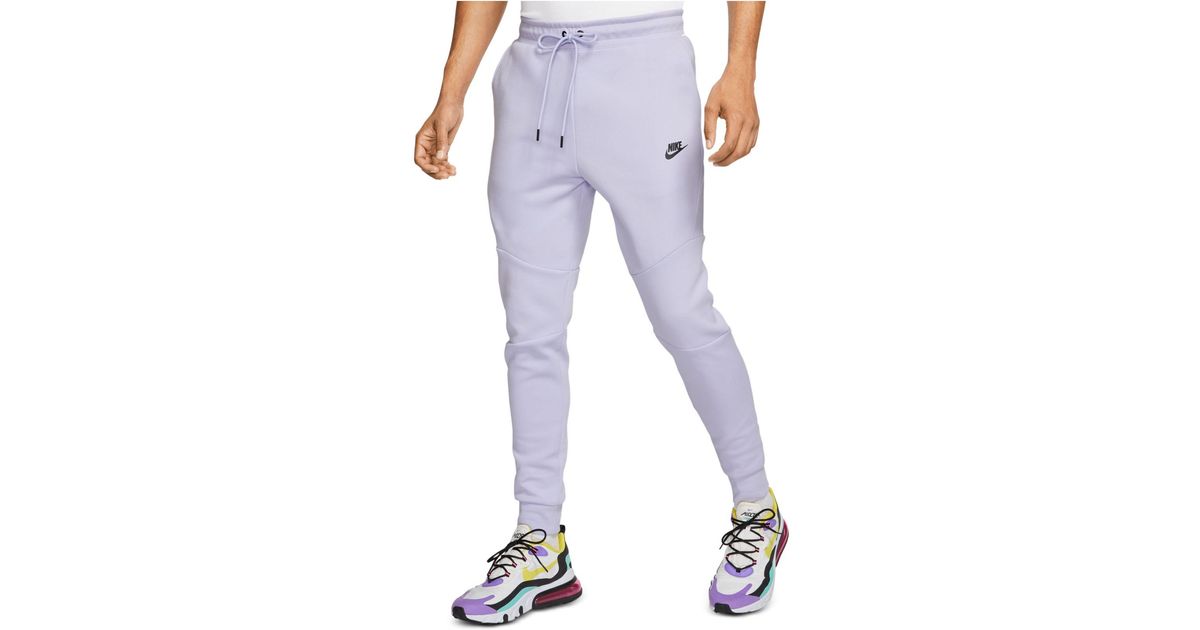Nike Tech Fleece Joggers in Purple for Men | Lyst