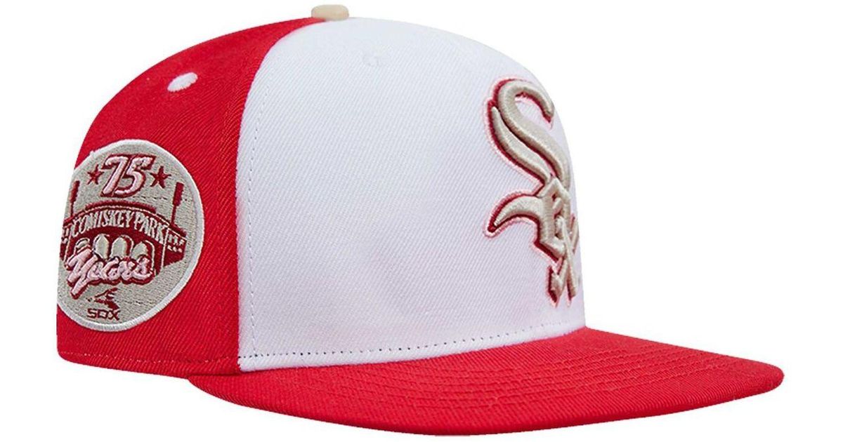 Pro Standard White, Red Chicago White Sox Strawberry Ice Cream Drip