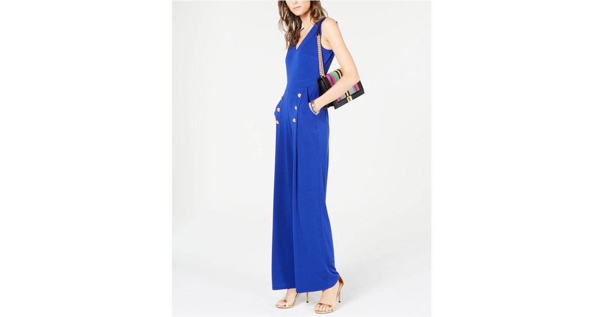 blue jumpsuit macys