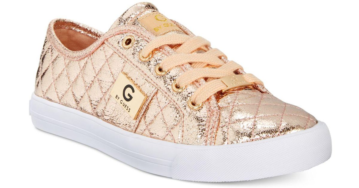 guess sneakers gold