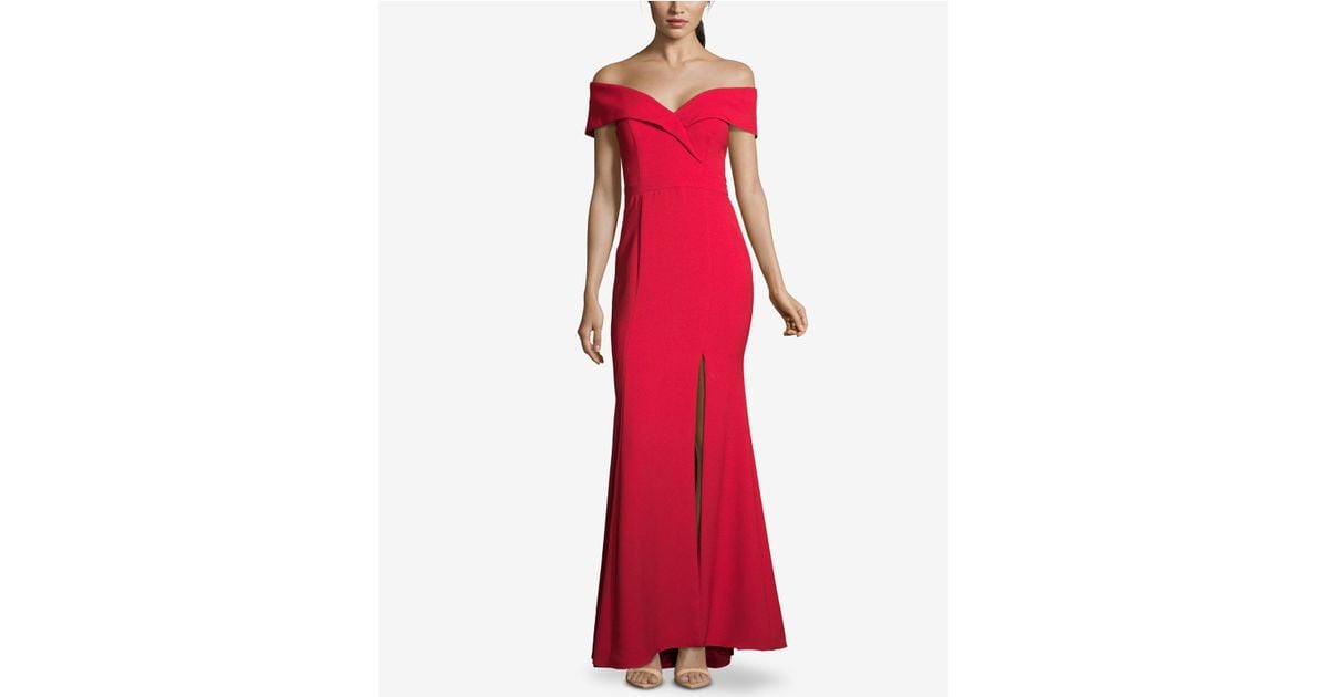 xscape red dress