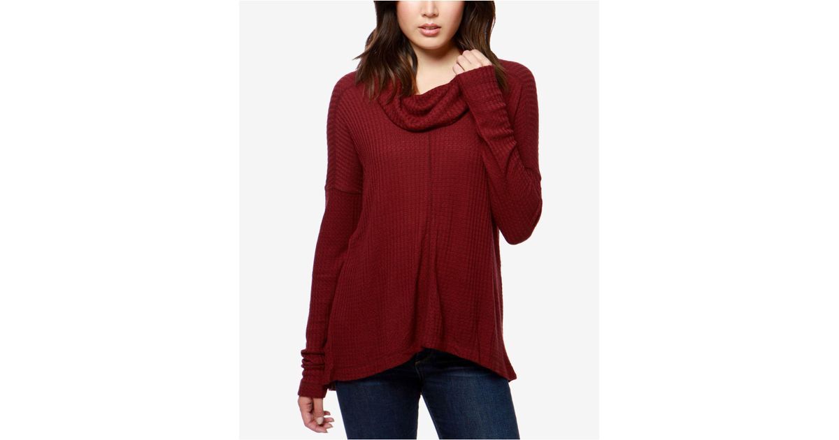 Lucky Brand Synthetic Cowl-neck Thermal 
