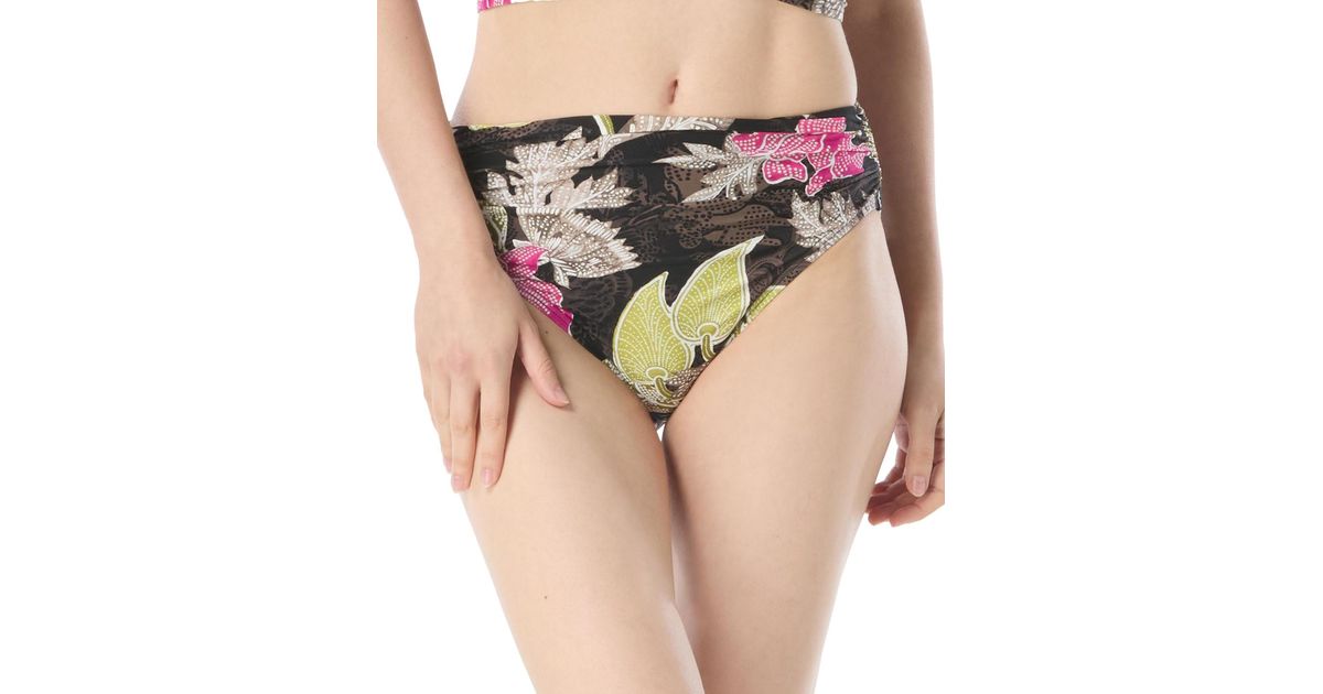 Carmen Marc Valvo Smooth Shaping Bikini Bottom Size L