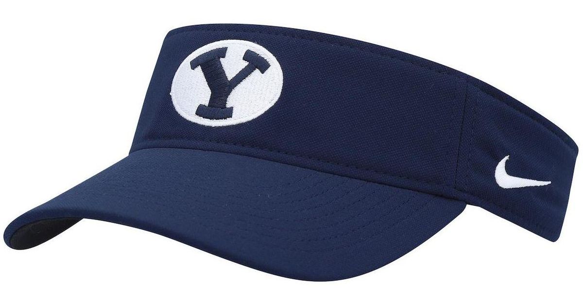 navy blue nike visor