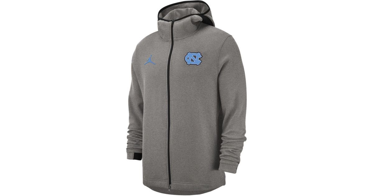 Nike North Carolina Tar Heels Showtime Full-zip Hooded Jacket in Gray for  Men | Lyst