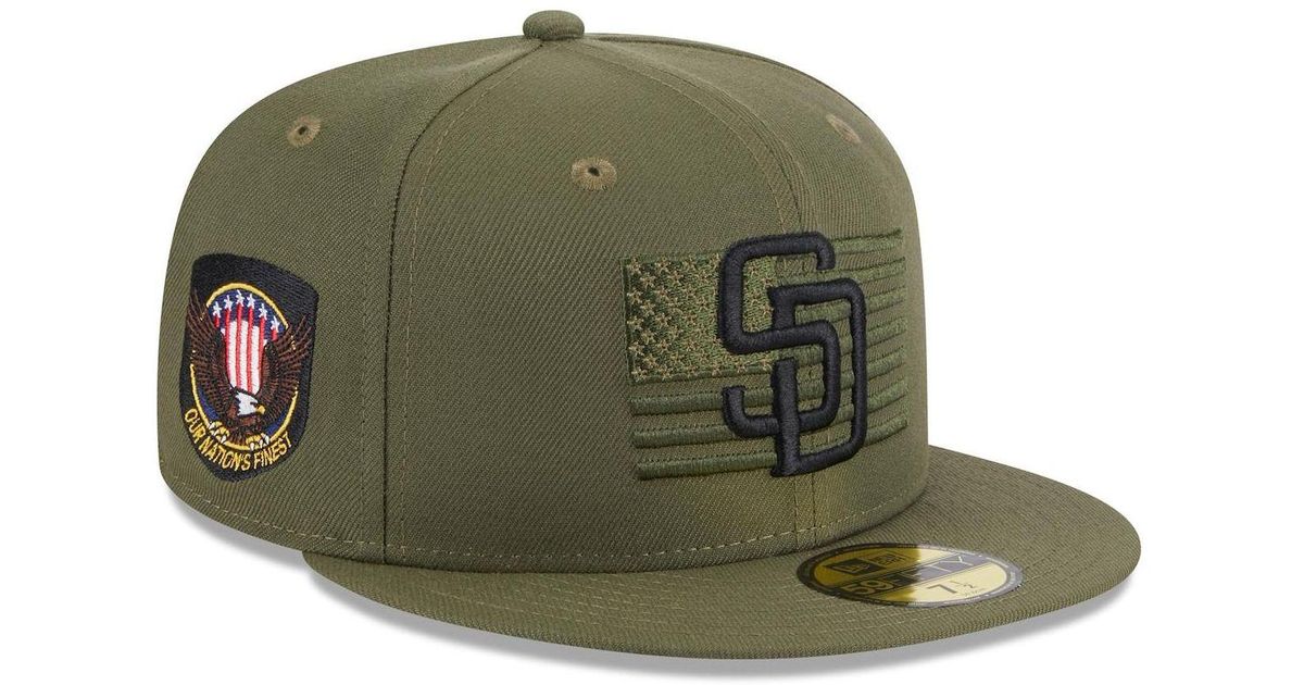 KTZ Green San Diego Padres 2023 Armed Forces Day Onfield 59fifty