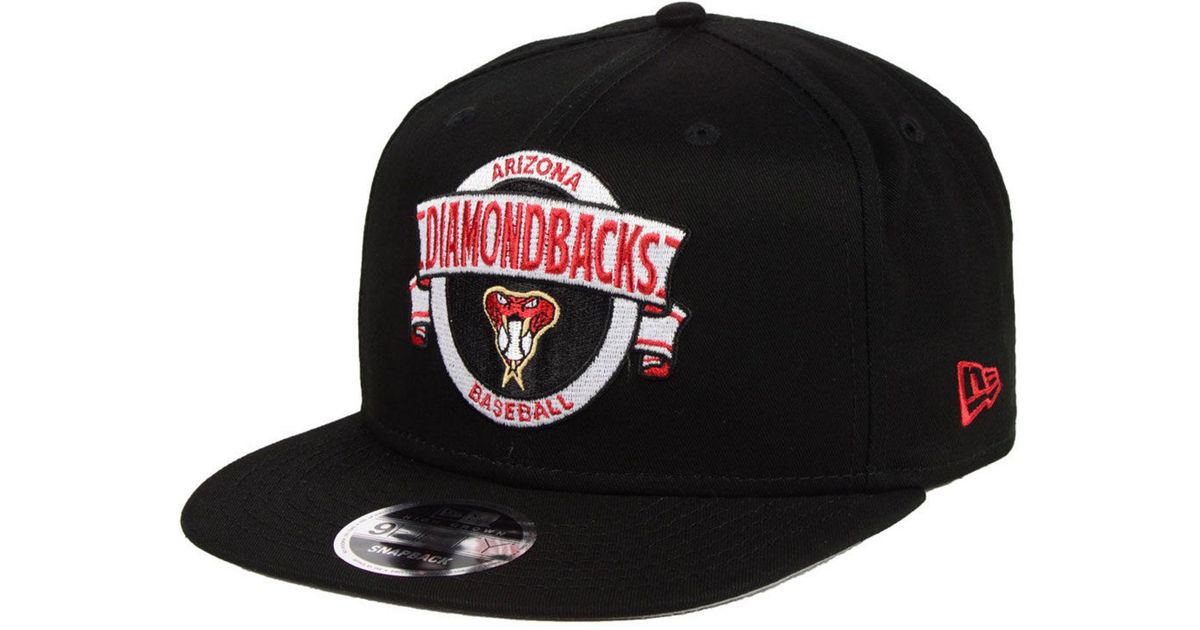 Ktz Cotton Arizona Diamondbacks Banner 9fifty Snapback Cap In