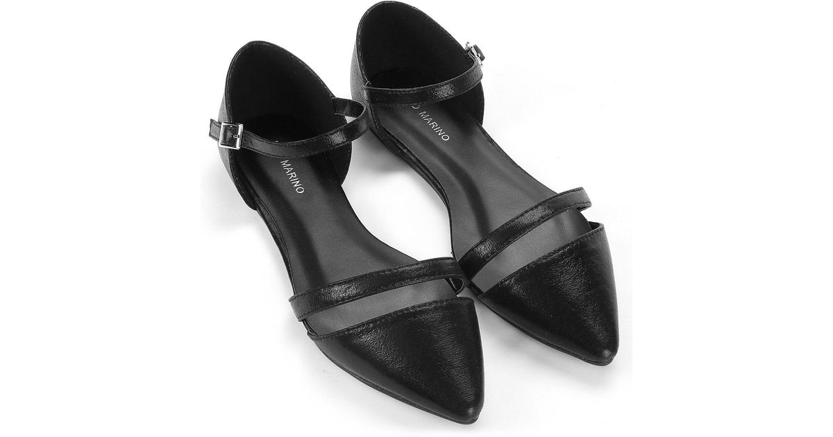 Mio Marino Formal Flat Dress Shoes in Black | Lyst