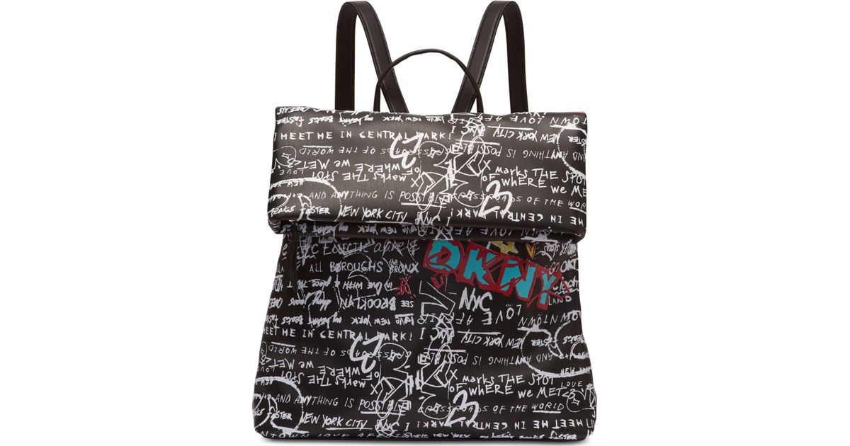 dkny tilly graffiti backpack