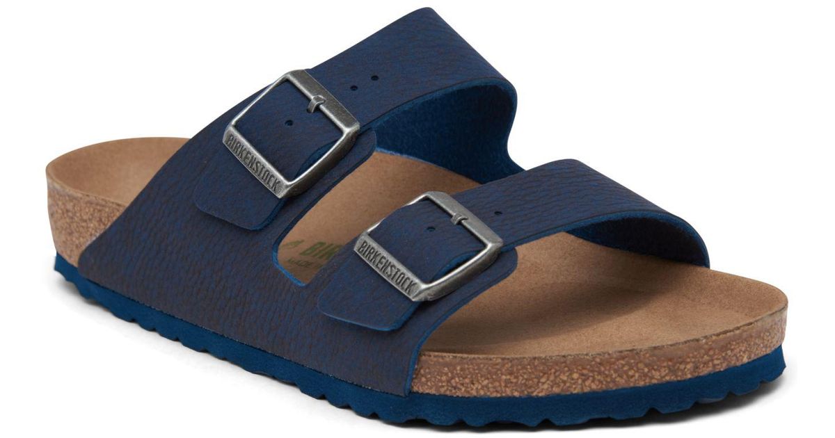 Birkenstock Arizona Microfiber Sandals From Finish Line in Blue for Men ...