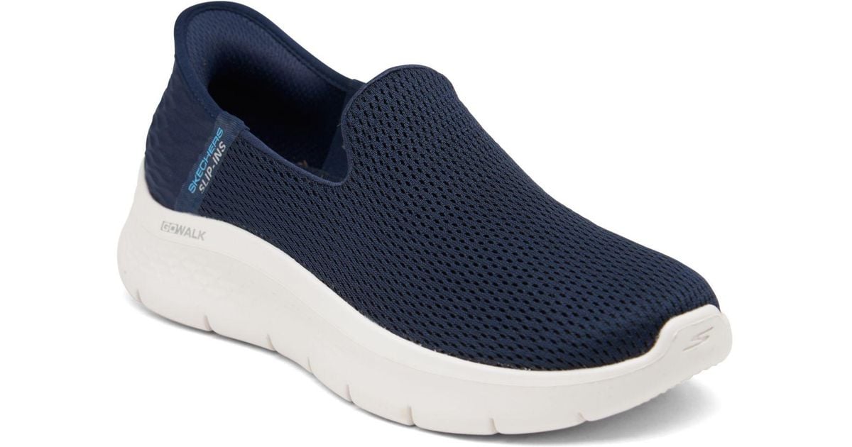 Skechers Slipins Go Walk Flex Relish Slipon Walking Sneakers From Finish Line in Blue Lyst