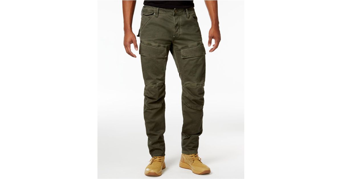 G-Star RAW Men's 5620 Air Defense 3d Slim-fit Cargo Pants in Green for Men  | Lyst