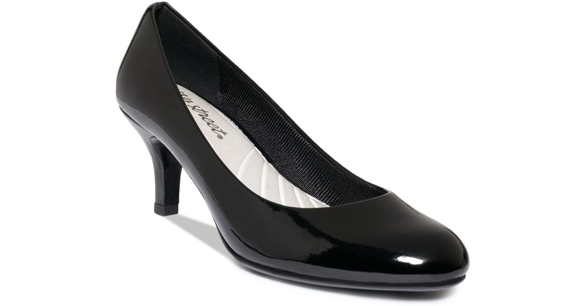Easy Street Passion Pumps in Black Patent (Black) Lyst